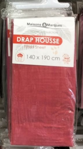 Drap housse 140X190cm