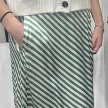 JUPE SOHO VERT ET BLANC