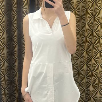 TOP DELPHINA BLANC